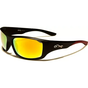 CHOPPERS Biker obdélníkové Sluneční brýle Oranžové