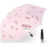 Dětský skládací deštník s jednorožcem Růžový