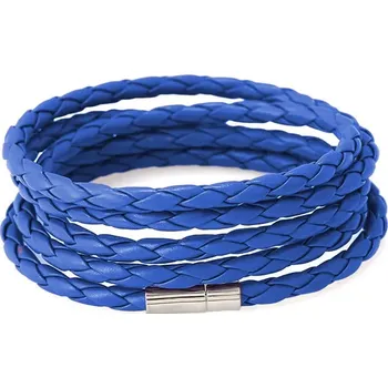 Náramek Pletený náramek Easy Modrý