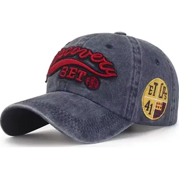 Kšiltovka Bavlněná Kšiltovka Discovery Modrá