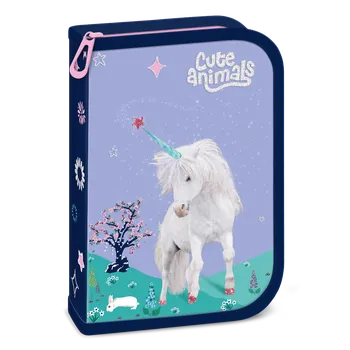 Penál Ars Una naplněný penál - Cute Animals – jednorožec