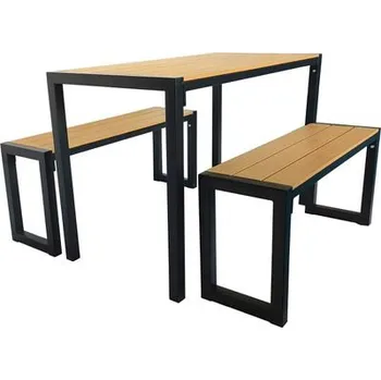 Zahradní sestava STREND PRO Zahradní set stůl + lavičky GARDIVA, 108x25x45 cm