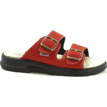 Dámská zdravotní obuv Santé N/517/34P/38/CP ČERVENÁ Barva: Červená, Velikost: 38, Stélka: Anatomicky tvarovaná