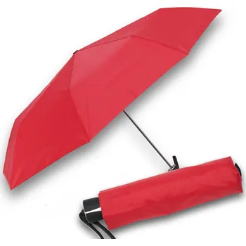 Deštník Mini Fiber Uni - dámský červený skládací deštník