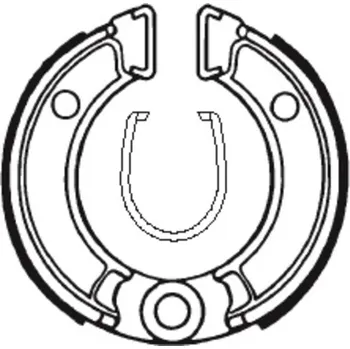 Nářadí na motocykly Organické brzdové čelisti TECNIUM Scooter/Street/Off-Road - BA010 BA010