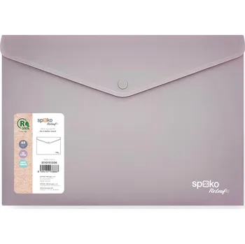 Spisové desky s drukem Spoko ReLeaf Soft touch - A5 / levandulová