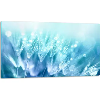 Kuchyňské prkénko SKLENĚNÁ DESKA NA KRAJOVÁNÍ 52x30 KVĚTINY