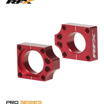 Nářadí na motocykly Bloky seřizovačů zadní nápravy RFX Pro (červené) - Honda CRF250/450 FXAB1020099RD