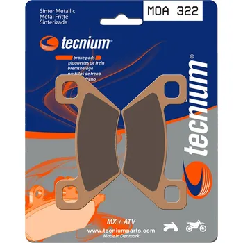 Nářadí na motocykly Brzdové destičky TECNIUM MX/ATV ze slinutého kovu - MOA322 MOA322