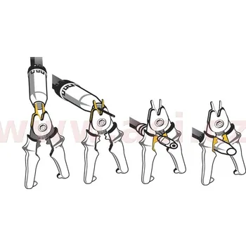 Nářadí na motocykly kleště MIG/MAG, pro čištění hubic/trysek tryska O 12 - 15 mm, odstřižení drátu a kontakt trubičky s tryskou 041332