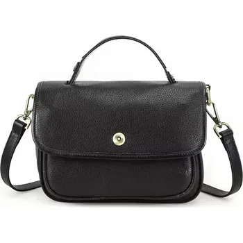 Kabelka Contacts® dámská kožená kabelka Lorraine Černá