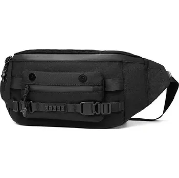 Ledvinka Ozuko sportovní taška kolem pasu ledvinka Bernold Černá 8L