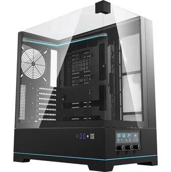 PC skříň DarkFlash DY450 Počítačová Skříň ATX Midi Tower Gaming skleněná ARGB