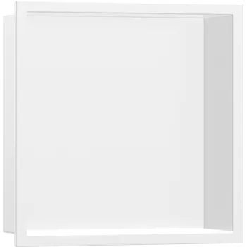 Koupelnový nábytek Hansgrohe XtraStoris Original výklenek do stěny s rámem 300/300/70, matná bílá 56093700