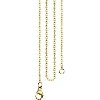 Náhrdelník Řetízek z chirurgické oceli Clasic 1.5 mm / 50 cm Zlatý