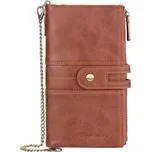 Baellerry pánská dlouhá peněženka s řetízkem Khaki