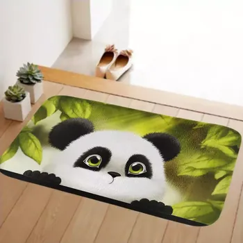 Koupelnová předložka HUADO koupelnová předložka 60x40 cm Veselá panda