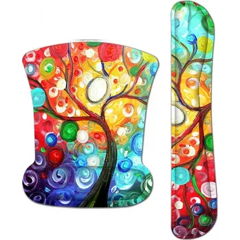 Podložka pod myš Huado Set podložka pod myš a zápěstí Strom přání