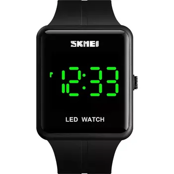 Hodinky Skmei 1541 LED hodinky Green Fusion Černé