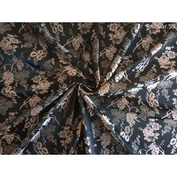 HEDVA ČESKÝ BROKÁT Ondrin 160 krojový brokát HROZEN černá | 59