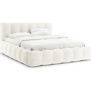 Postel Čalouněná postel Lupine béžová 140x200 s úložným prostorem do ložnice moderní glamour