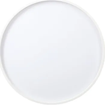 LED stropní svítidlo Texas bílé kulaté 29 cm skleněné moderní do obýváku a kuchyně