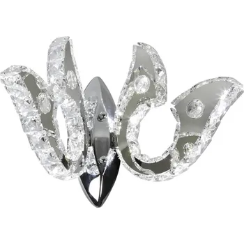 Nástěnné svítidlo Nástěnné LED svítidlo Venezia 2 chrom moderní glamour do obýváku a ložnice CANDELLUX 10W