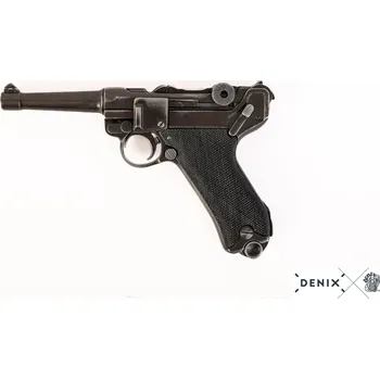 Replika zbraně Denix | Pistole Parabellum Luger P08 Patinovaná