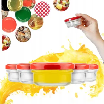 Sklenice Sklenice s víčkem Bimberek prům. 66 mm 50 ks