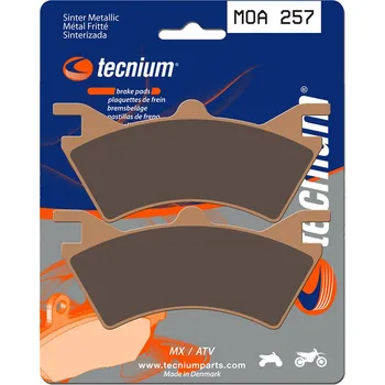 Nářadí na motocykly Brzdové destičky TECNIUM MX/ATV ze slinutého kovu - MOA257 MOA257