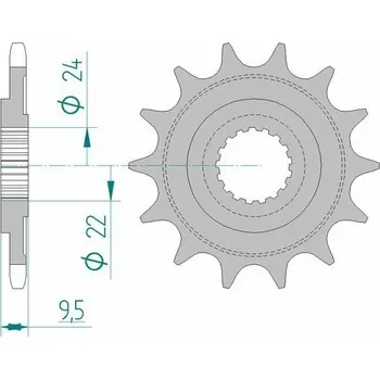 Nářadí na motocykly Ocelové samočisticí přední kolo AFAM 20311 - 520 20311+13