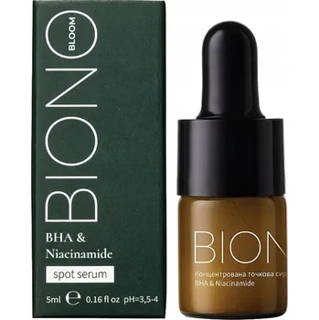 Pleťové sérum Lokální sérum s kyselinou salicylovou a niacinamidem Biono Bloom, 5 ml