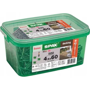 Vrut Šrouby do dřeva Spax 4,5 x 60 mm, 500 ks