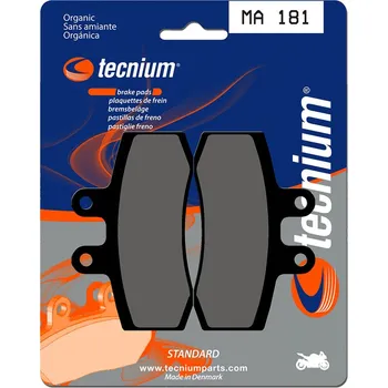 Nářadí na motocykly Brzdové destičky TECNIUM Street Organic - MA181 MA181