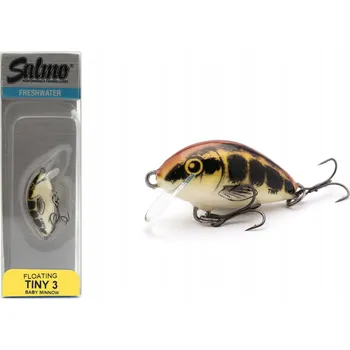 Umělá nástraha Wobler Tiny Floating Baby Minnow 3 cm 2 g Salmo (Malý plovoucí wobler – imitace potěru, 3 cm, 2 g)