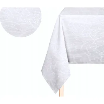 ubrus UBRUS NA STŮL 85x85 VELIKONOČNÍ BÍLÝ SVÁTEČNÍ NA Velikonoce KVĚTINY