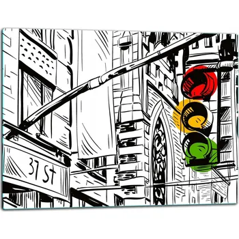 Kuchyňské prkénko Krájecí deska TMK ArtDeko sklo 1 ks