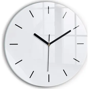 Hodiny Nástěnné hodiny Wallfluente bílé 30 cm