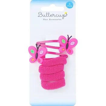 Sponky a gumičky na vlasy sada sponek a gumiček 5 ks