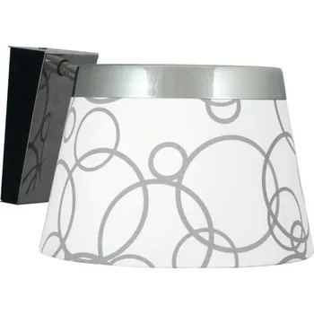 Nástěnné svítidlo Moderní nástěnné svítidlo Impresja bílá s chromem, nastavitelné do ložnice a obývacího pokoje CANDELLUX