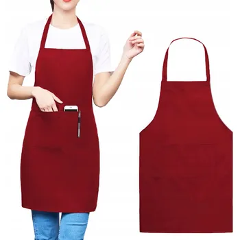 Kuchyňská zástěra ZÁSTĚRA Číšnická GASTRONOMICKÁ ZÁSTĚRA Číšnická 60x90 CM Bordó Kvalita