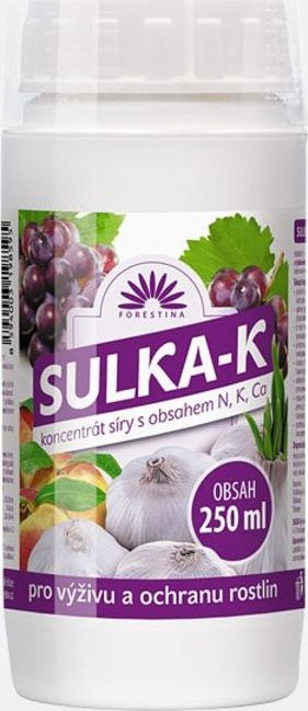 Koncentrát síry s obsahem N,K Ca pro efektivní výživu rostlin.