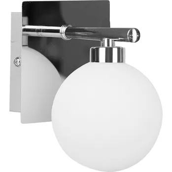 Moderní stropní svítidlo Oden bílá skleněná stínidla do obýváku a ložnice chrom