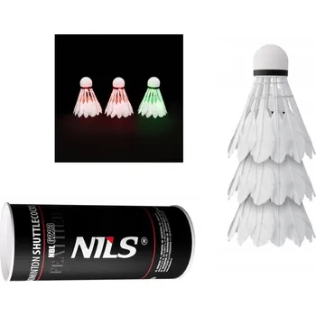 Badmintonový košíček Šipka, míčků šipek Nils LED NBL6223