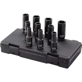 Gola sada 10-dílná sada hlavic Mighty Seven M7 MB-45010M - 1/2", 10-27mm, kufřík