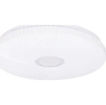 LED stropní svítidlo Sunny 38 cm bílé kulaté do obýváku, kuchyně a ložnice