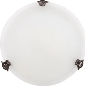 Stropní svítidlo kulaté bílé skleněné klasické EVA 40 CANDELLUX do obýváku 40 cm