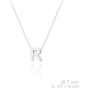 Náhrdelník Stříbrný náhrdelník s písmenem "R" Ag 925/1000