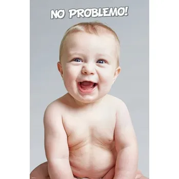 Obraz Plakát No Problem bez rámu 61 x 91 cm