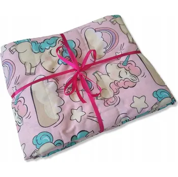 přikrývka Zátěžová deka 90x130 cm senzorická pro děti - Jednorožci